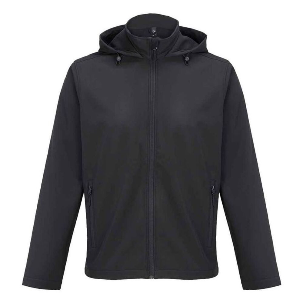 SOLS Mens Race  Soft Shell Jacket / Black